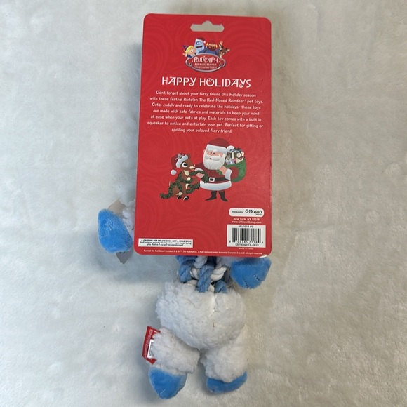 Rudolph The Red Nosed Reindeer Plush Toy Rope Abominable Snowman Yeti - Picture 3 of 4